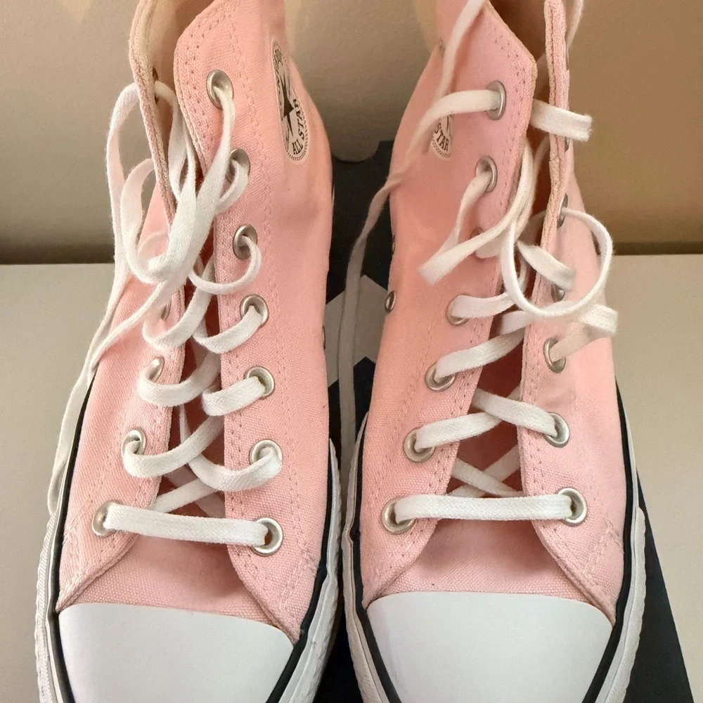 Converse Pink High-Top Sneakers - Picture 6 of 7